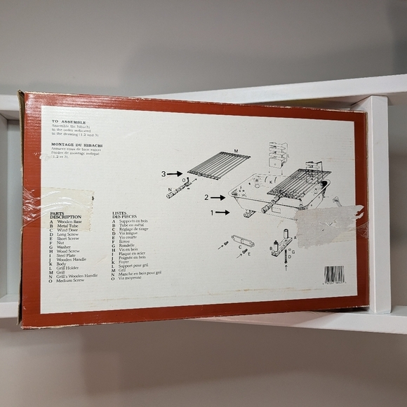 🖤 Vintage MasterChef Hibachi Grill - Picture 2 of 2